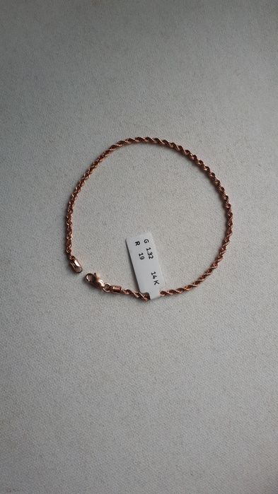 браслет золото тонкий midas brend 585-п, 1.32-грам