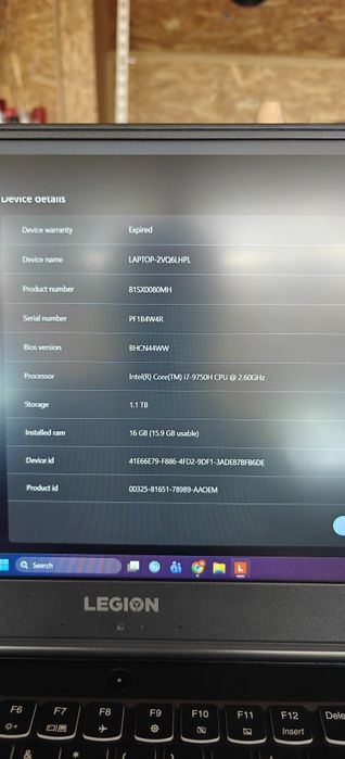 Lenovo Legion Y540