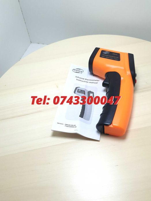 Instrument Masurare Temperatura Infrarosu Gm320 Infrarosu Cu Afisaj Digital Laser -50 / +350 Grade Conform Specificatiilor Mentionate In Titl Cod 528
