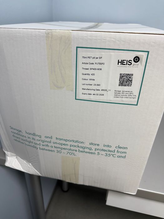 Флакони за хранителни добавки, капсули, таблетки. Pill  jar SP 75 ml