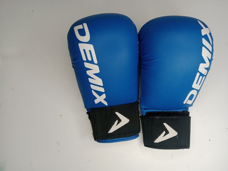 Боксерские перчатки DEMIX (синие)