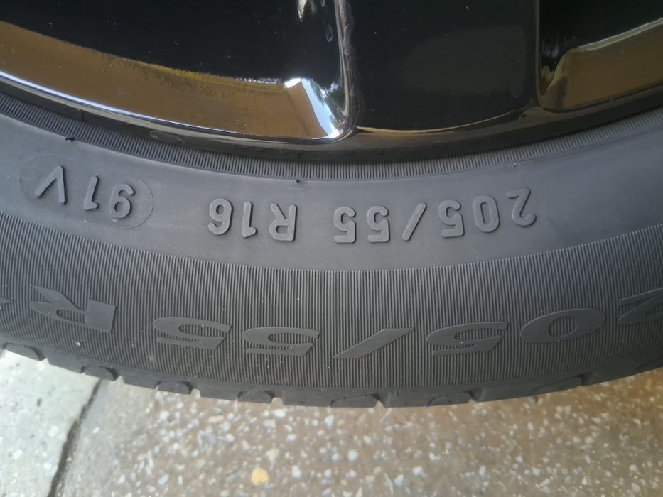 205 55 16 Pirelli Jante roți aliaj 5x112 vw audi seat skoda