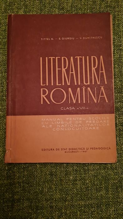 Manuale scolare  clasele V - XII,comunism, anii 50-80