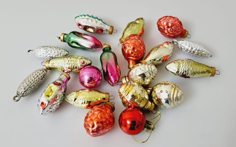 Елочные игрушки СССР