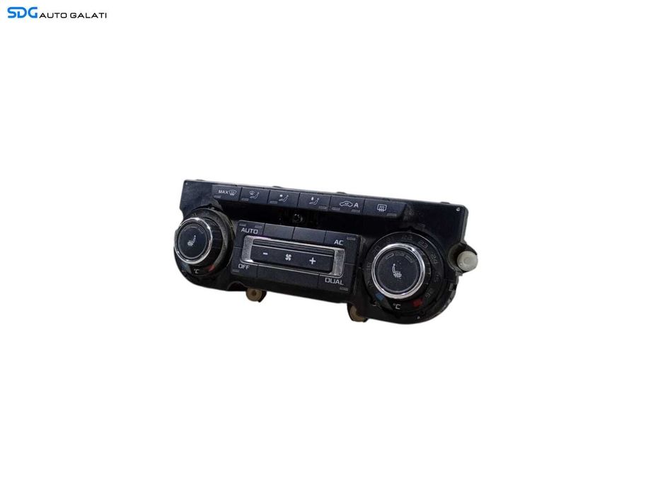 Panou Modul Unitate Comanda AC Aer Conditionat Clima Climatronic Dublu Dual Zone cu Incalzire in Scaune Scaune Skoda Octavia 2 2008 - 2013 Cod 3T0907044N [LC0897]