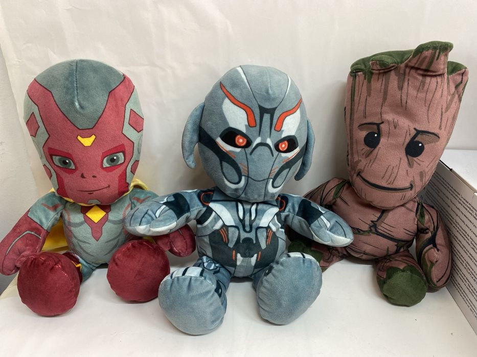 MARVEL lot 3 jucării din pluș 35 cm stare excelentă