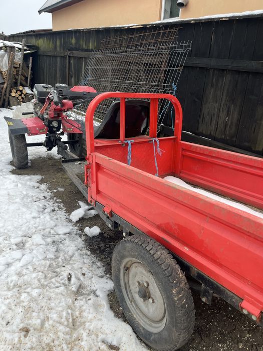 Motocultor Gt1350 (Cu Remorca si Freza)