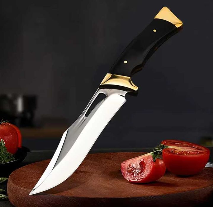 Cutit pakistanez Stainless Steel, Full Tang, teaca piele ECO