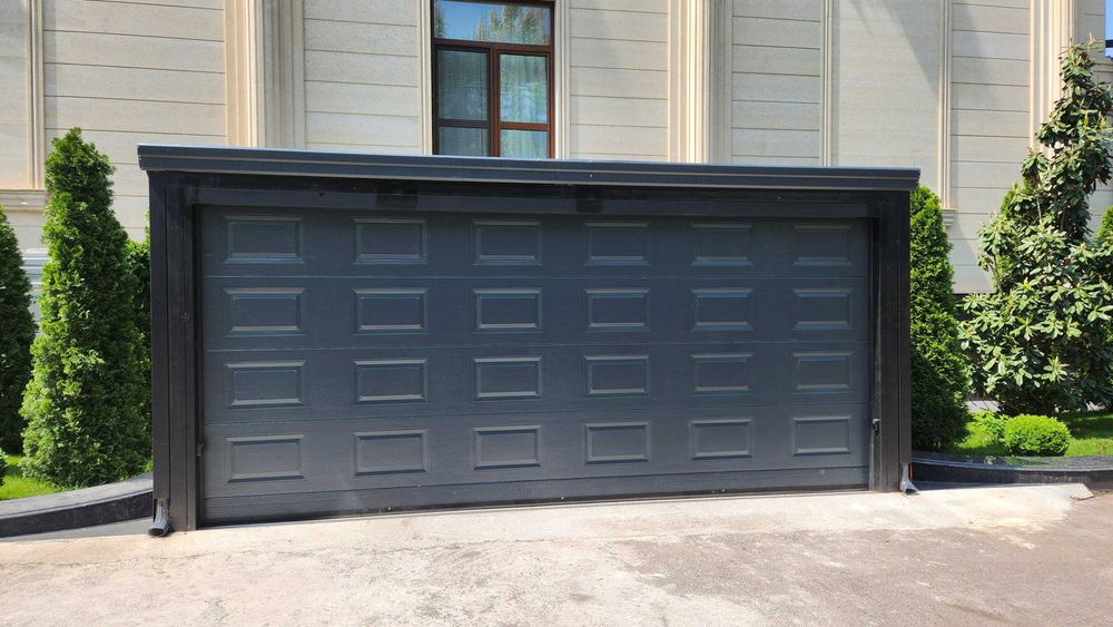 Электрические автоворота, секционные ворота.