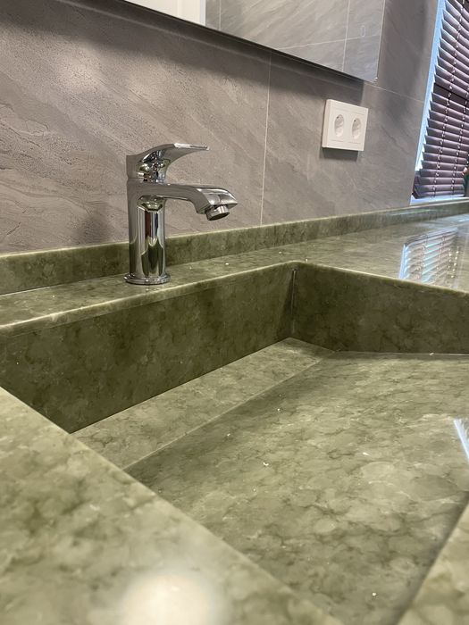 Столешницы из искусственного камня Grandex и Kstone на заказ