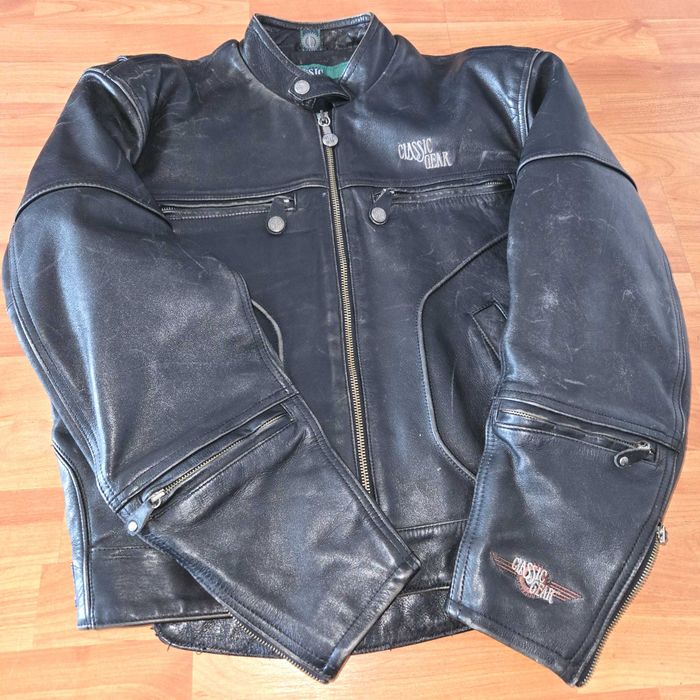 Geaca Moto Piele Vintage