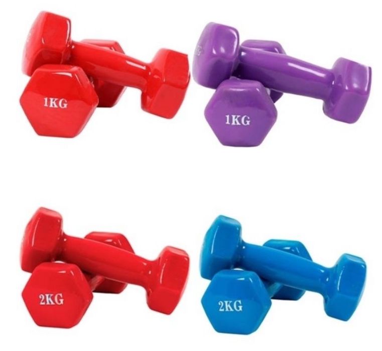 Гантель, цветные, для фитнеса Fitness Gear