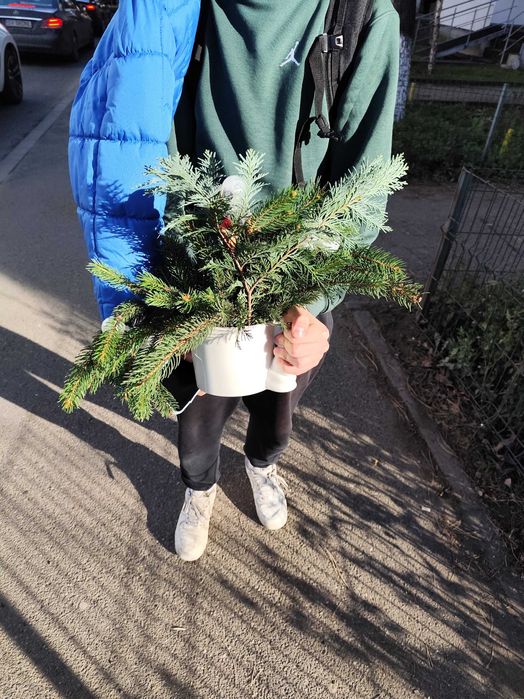 Decorațiune Crăciun cu lumânare