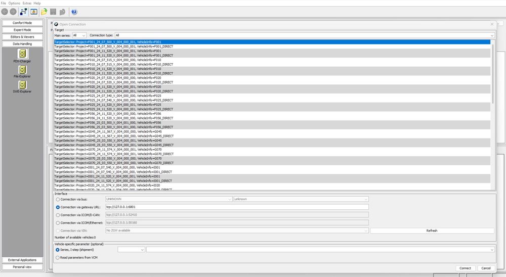 Комплект BMW кабели ENET + KDCAN - съвместими с INPA, ISTA+ D