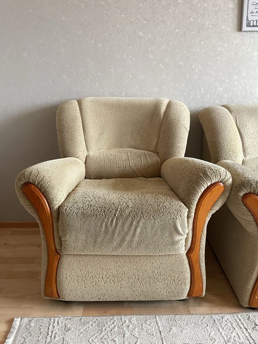 Угловой диван с креслом