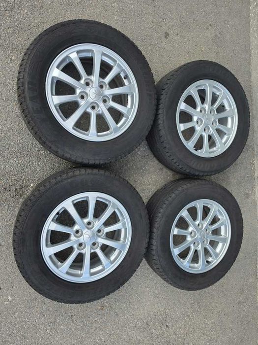4 бр. Гуми 215/65 R16 с алуминиеви джанти 5x114.3 Mitsubishi Kia Honda Hyundai Toyota