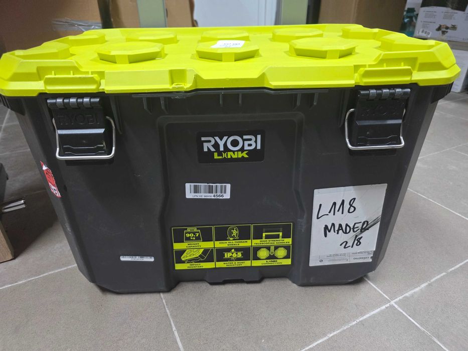 Ryobi - Cutie de scule cu roți (66,5L) - Sistem LINK - RSL201