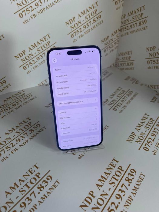 NDP Amanet NON-STOP Bld.Iuliu Maniu 69 IPHONE 14 PRO MAX (50861)
