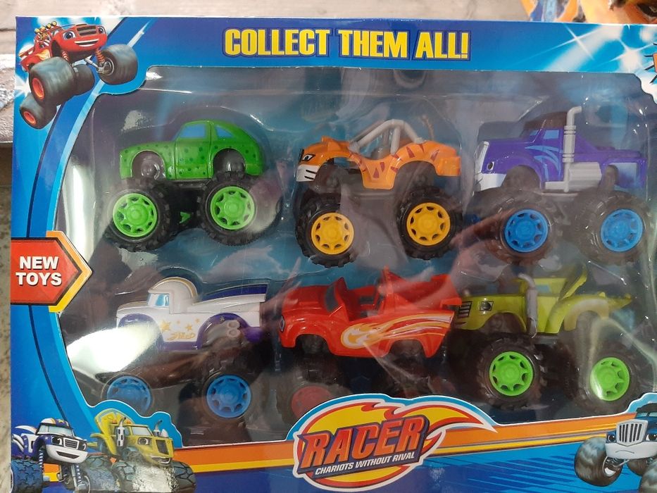 Пламъчко и машините 19лв за 6броя колички