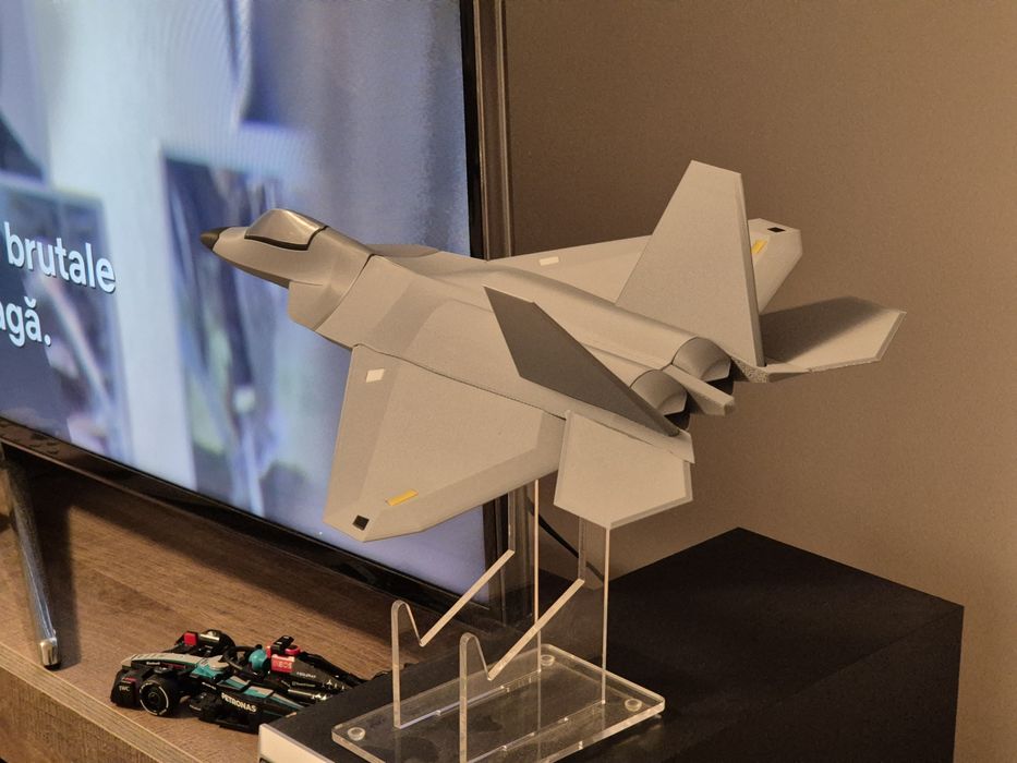 Macheta Avion de Lupta F22 Raptor  Scara 1/43