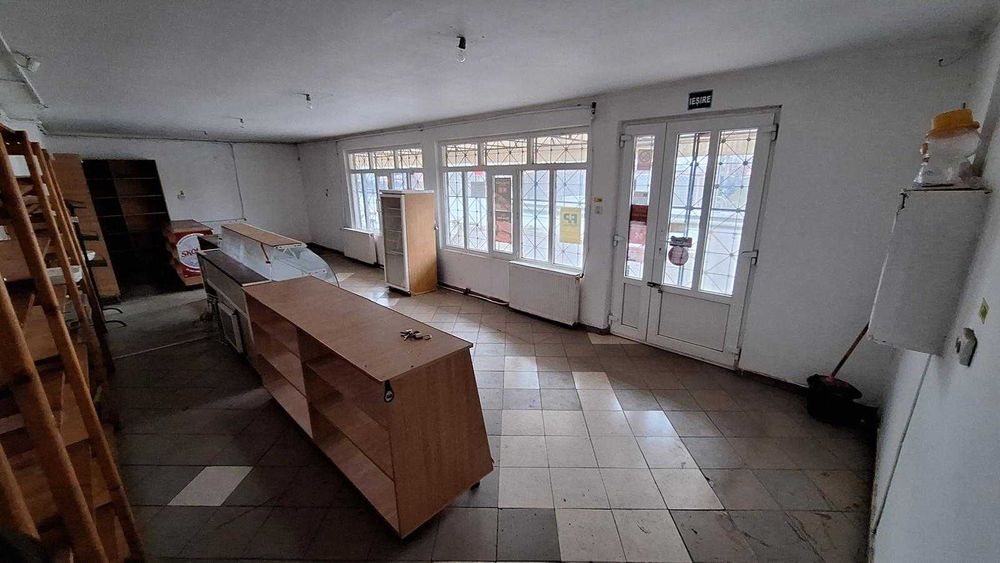 Spațiu comercial flexibil (64 mp + depozit) – Plosca, jud. Teleorman, poziție stradala la E70