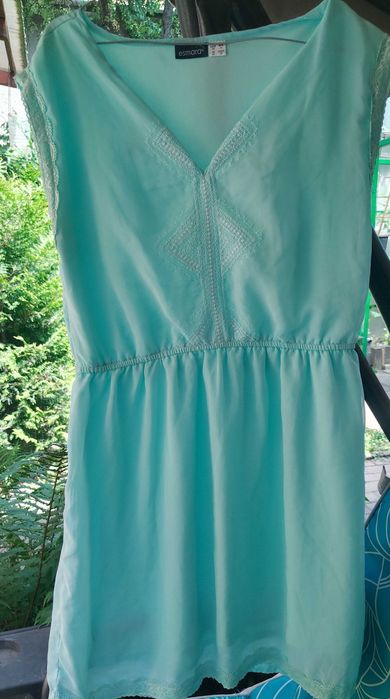 Rochie  verde de vara marimea 40