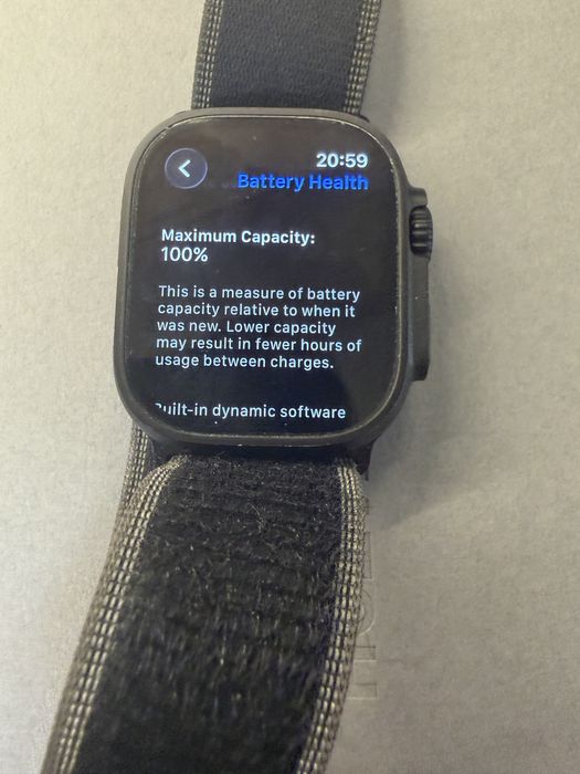 Apple watch 3 Ultra  Black Titanium