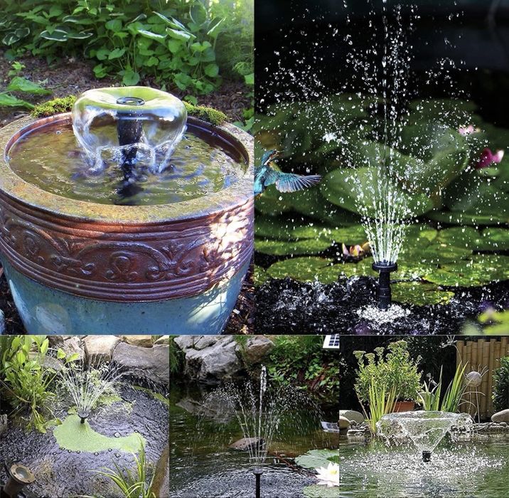 Pond Filter cu pompă submersibilă de 60W și sistem de fântână