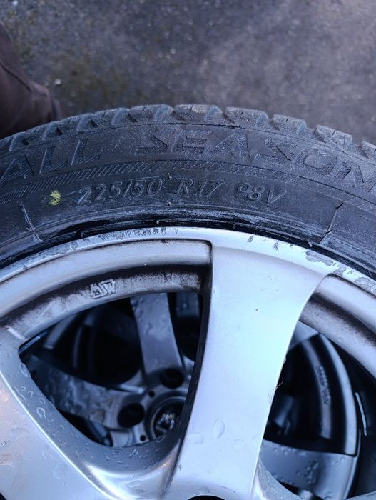 Джанти с гуми за BMW 5х120 225/50/17