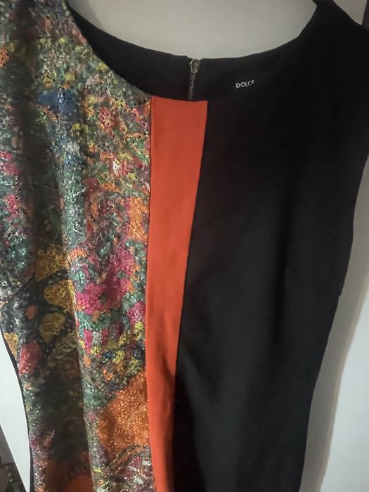 Rochie elegantă multicoloră, mărimea 38–40