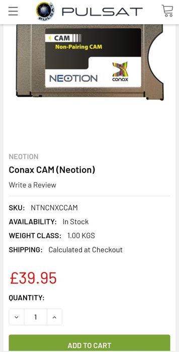 CAM модул , CONAX NEOTON, декодер,  DVB-CI