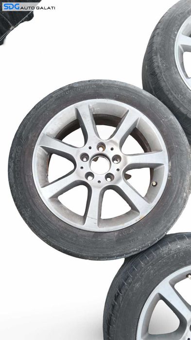 Set 4 Jante Roti Aliaj 205 55 16 R16 Mercedes Clasa E Class W211 2002 - 2009 (7Jx18H2, ET31, A2034013002) [MX0698]