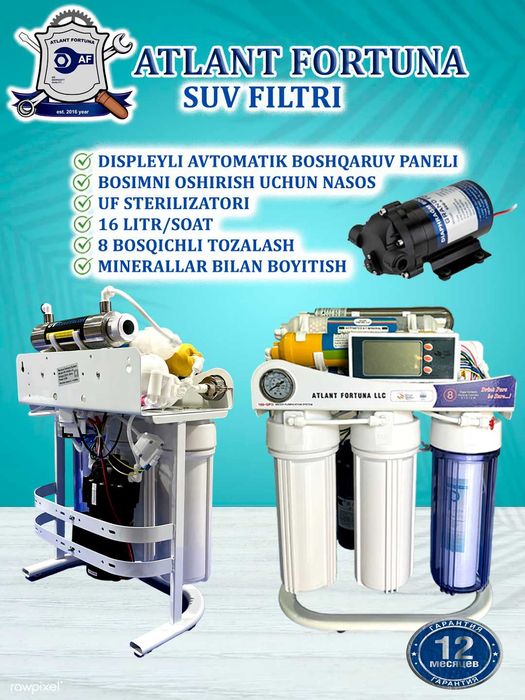 Kichik suv filtr, uy uchun filtr, домашний фильтр, бытовой фильтр воды