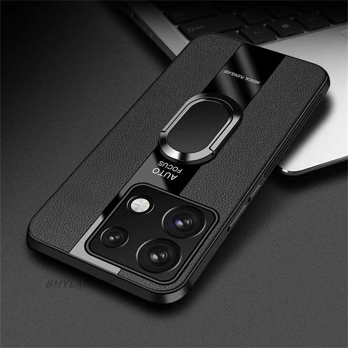 Xiaomi 14T Pro / 14T / 12T Pro / 12T / PORSCHE кожен кейс с пръстен