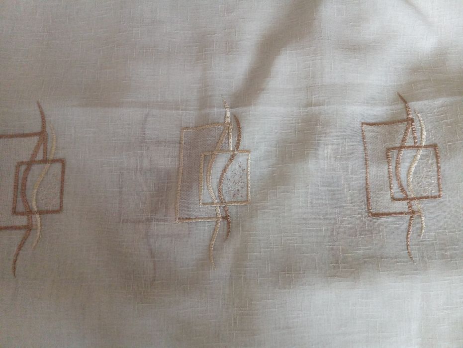 Perdea l-2,80 m L-2,50 m + motacei (culoare aurii