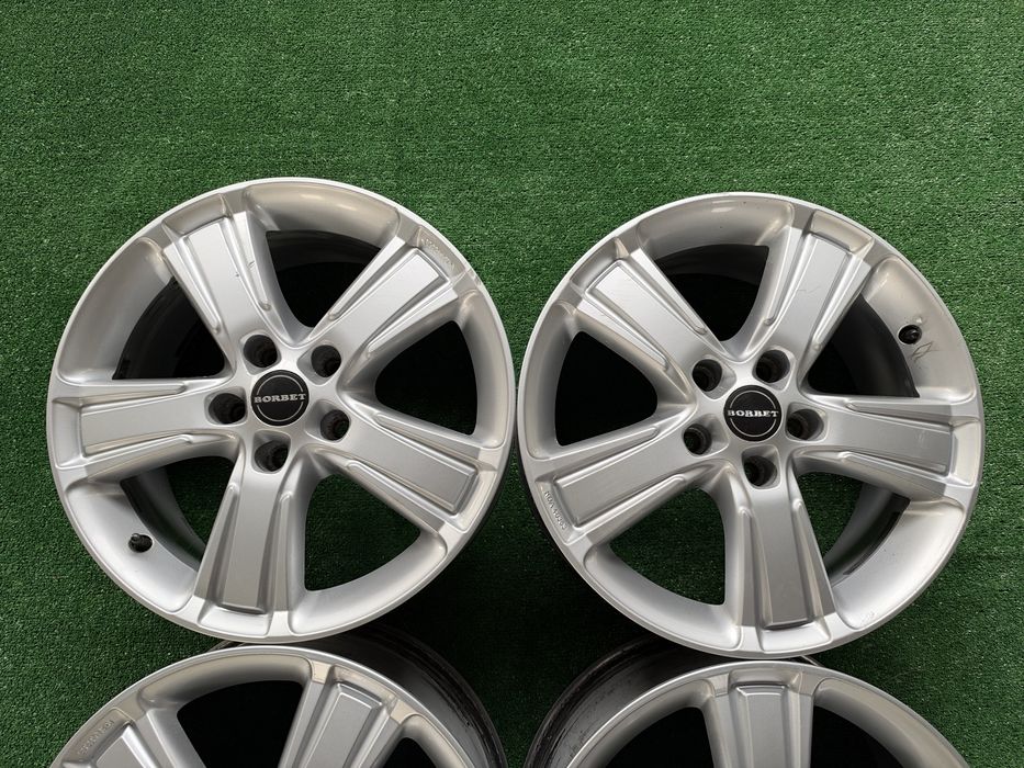 4бр. Алуминиеви 17” Джанти 5х114.3 *BORBET* за -HONDA/MAZDA/HYUNDAI/KIA/SUZUKI/японски- 7.5Jx17H2, ET50