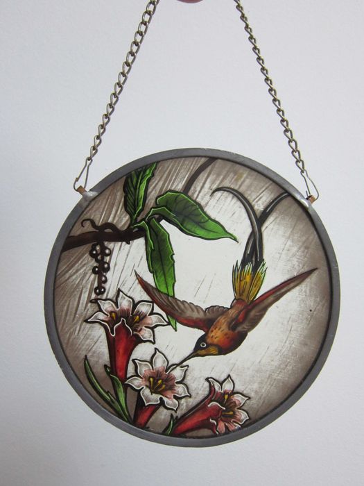 cadou rar Pasare Colibri Suncatcher Tiffany Germany