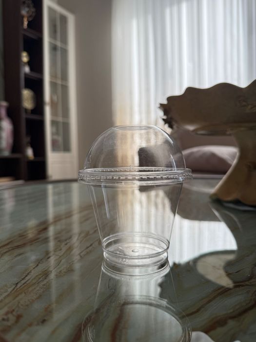 Стакан - Шейкер с купольной крышкой без отверстия