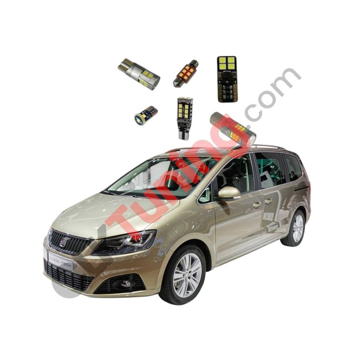 Pachet becuri led leduri pt iluminare interior Seat Alhambra II