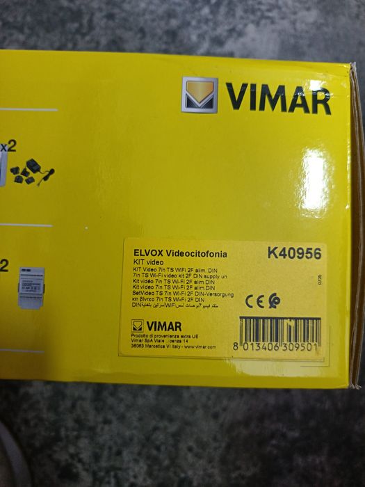 Sistem videointerfon elvox vimar k40956, nou, sigilat
