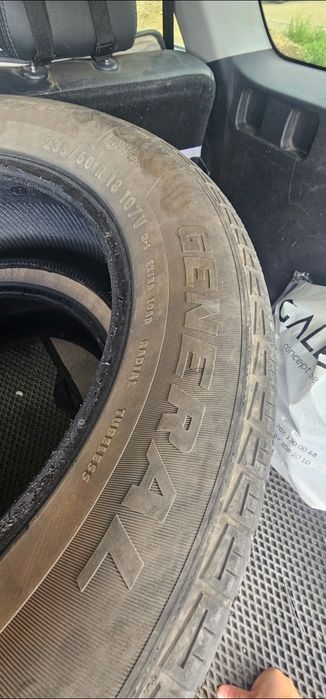 Продам две летние шины 235/60R18