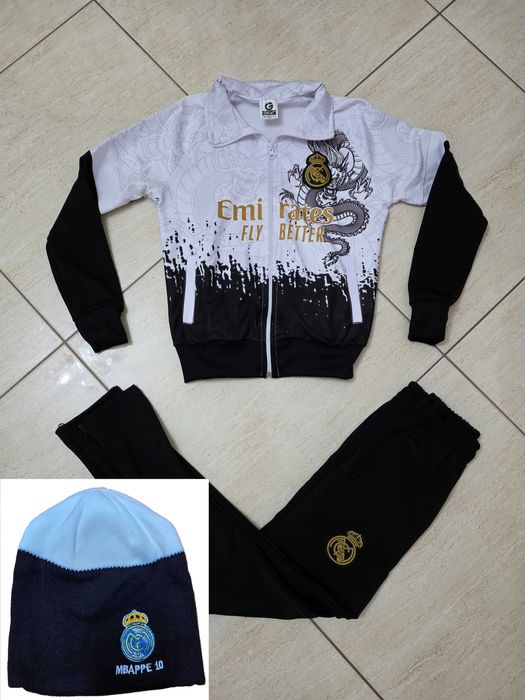 Yamal Сет Зимна Шапка + Детски анцуг Комплект Шарен Барселона