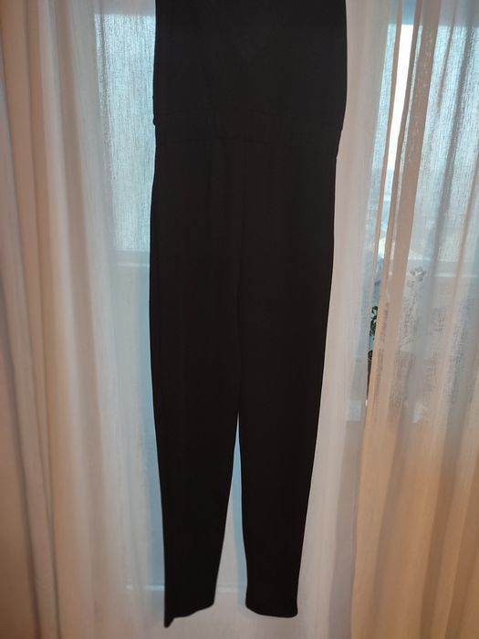Salopeta eleganta , culoare negru, marime 44 EU
