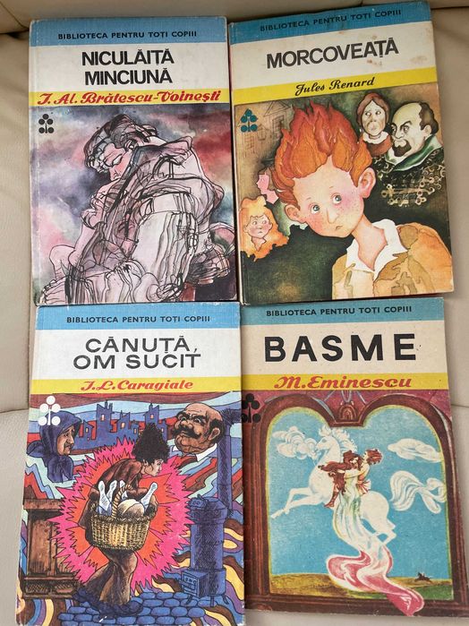 Carte basm poveste Biblioteca pentru toti scoala Creanga Eminesc Verne