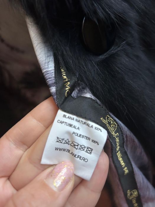 Vesta din blanda de vulpe naturla , de dama , Casa de blanuri Mg