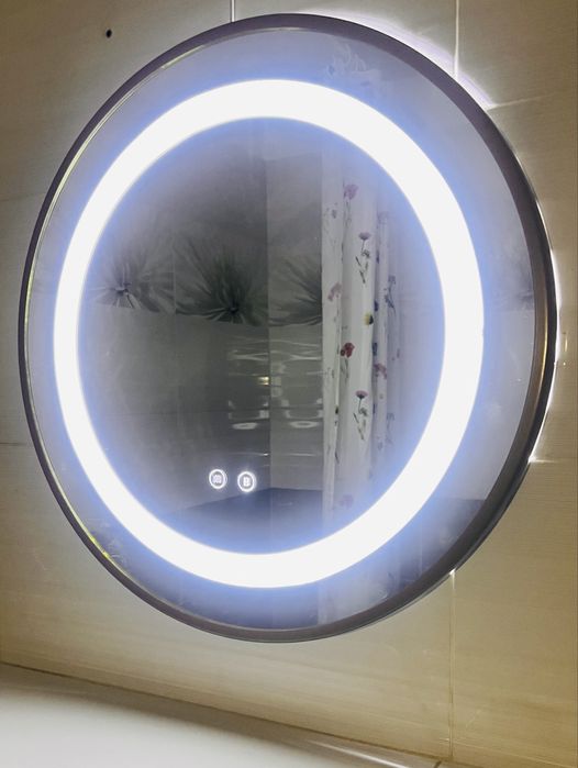 Oglinda cu led, diametru 60cm