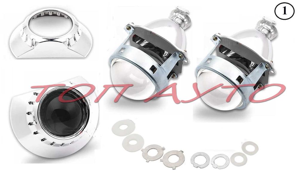 Биксенонови Лупи За Вграждане Рефлекторен Фар Двойна Светлина 3'' инча