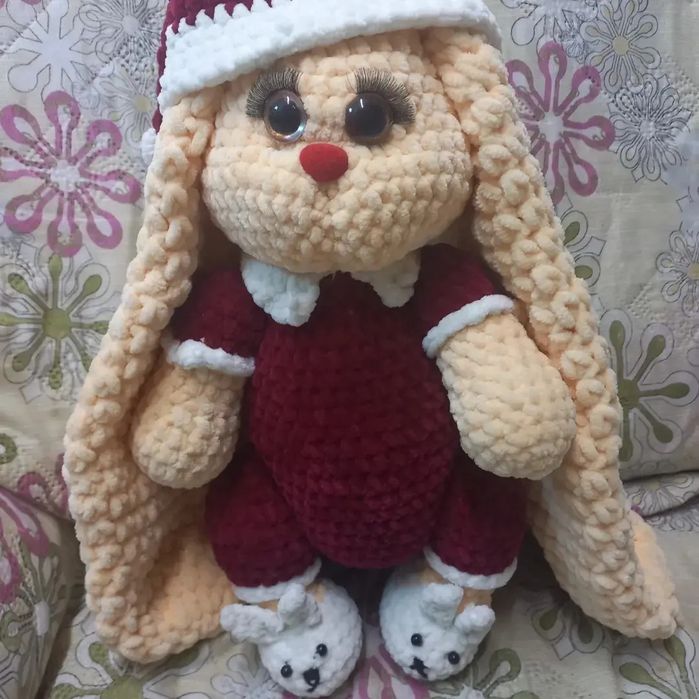 Вязаные игрушки.