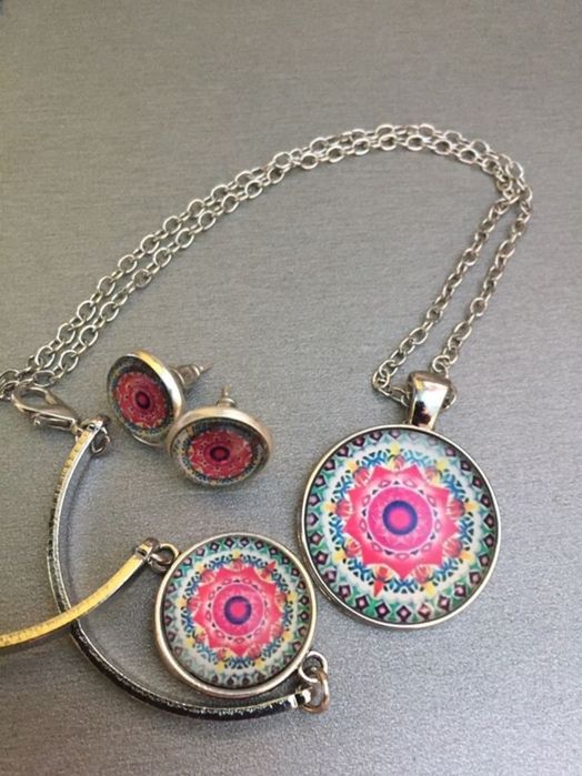 10 бр. комплект обеци, колие, гривна