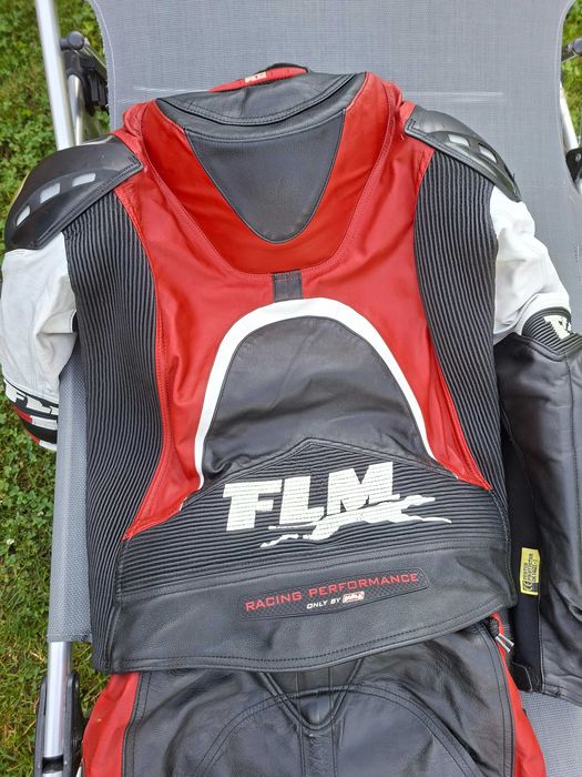 50 M 48 S FLM piele cangur costum moto piele din două piese